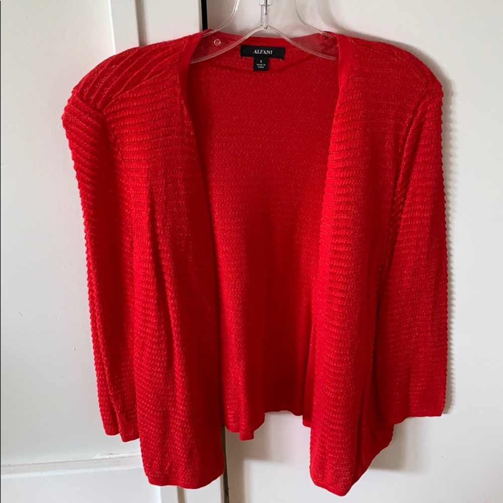 Red Alfani open cardigan